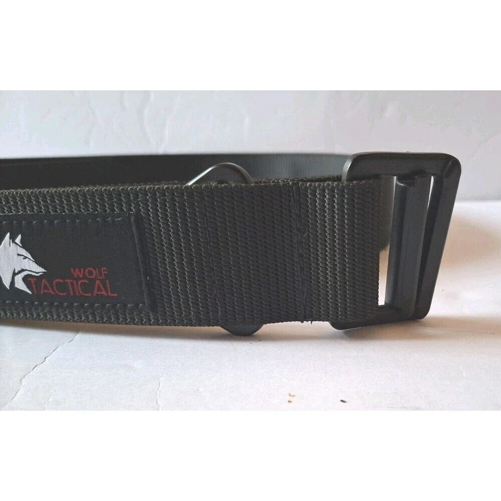 WOLF TACTICAL Molle Duty Belt Sz XL Tactical Gun Belt Quick Release Combat Belt